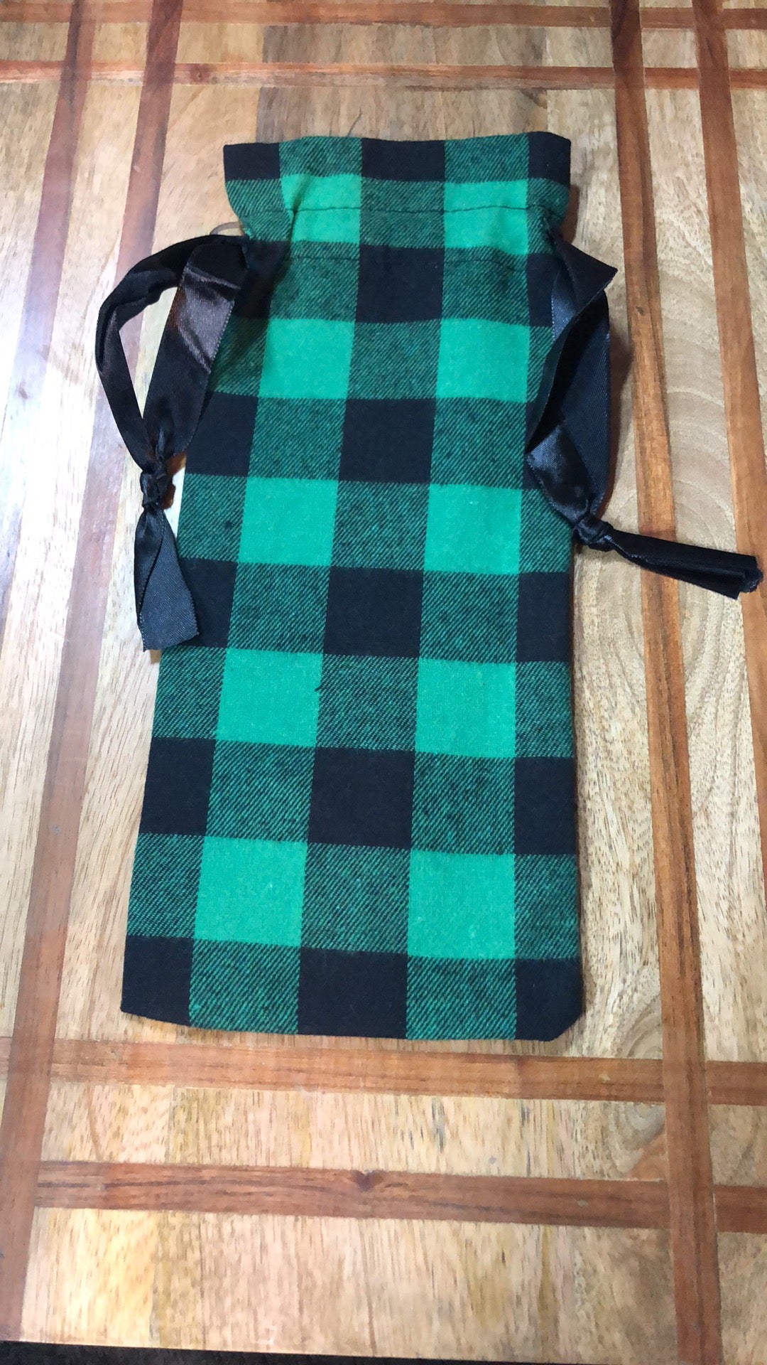 Wine Bag - Green Buffalo