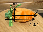 Velveteen Carrot Candy Bag - Orange