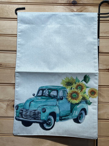 Garden Flag - GF204 - Vintage Truck with Sunflowers