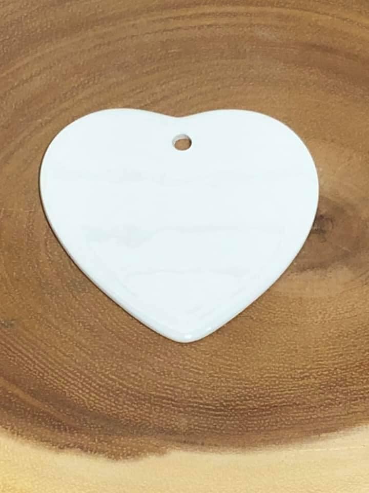 Porcelain Ornament - Heart