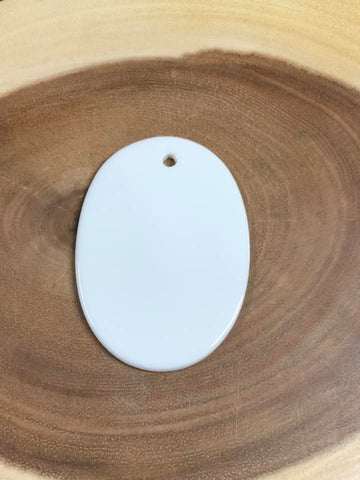 Porcelain Ornament - Oval