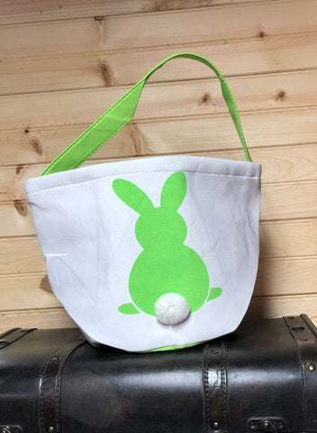 Easter Basket - EB27 -Solid Green Bunny