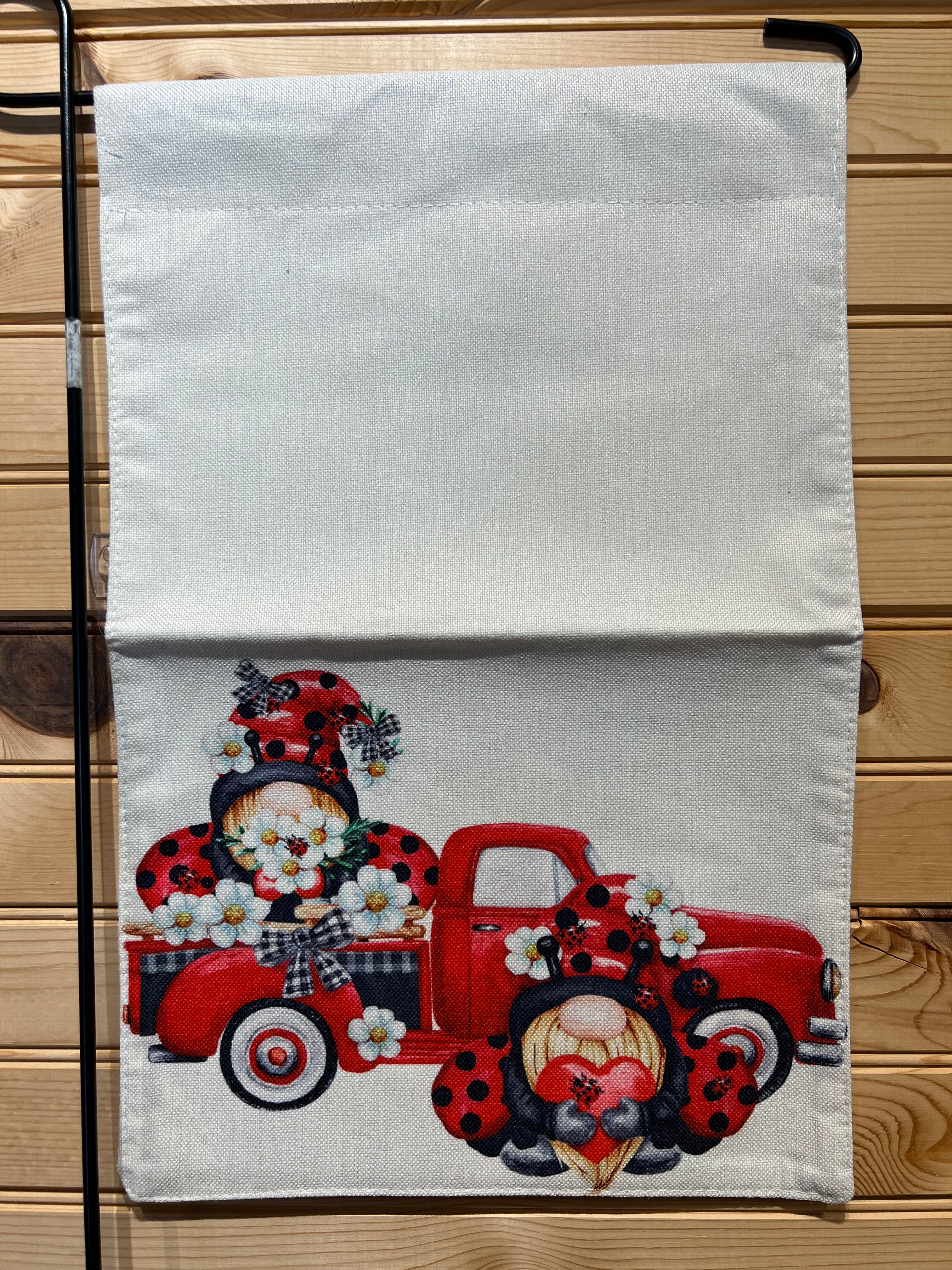 Garden Flag - GF206 - Lady Bug Gnomes