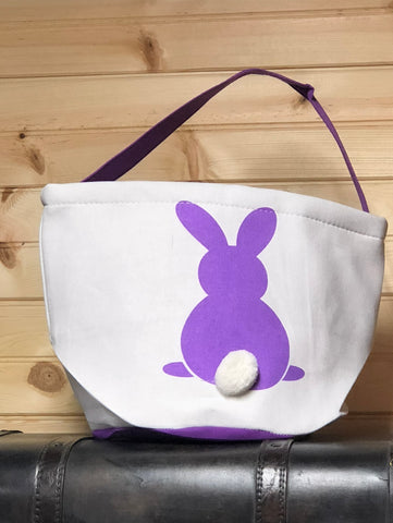 Easter Basket - EB26 -Solid Purple Bunny