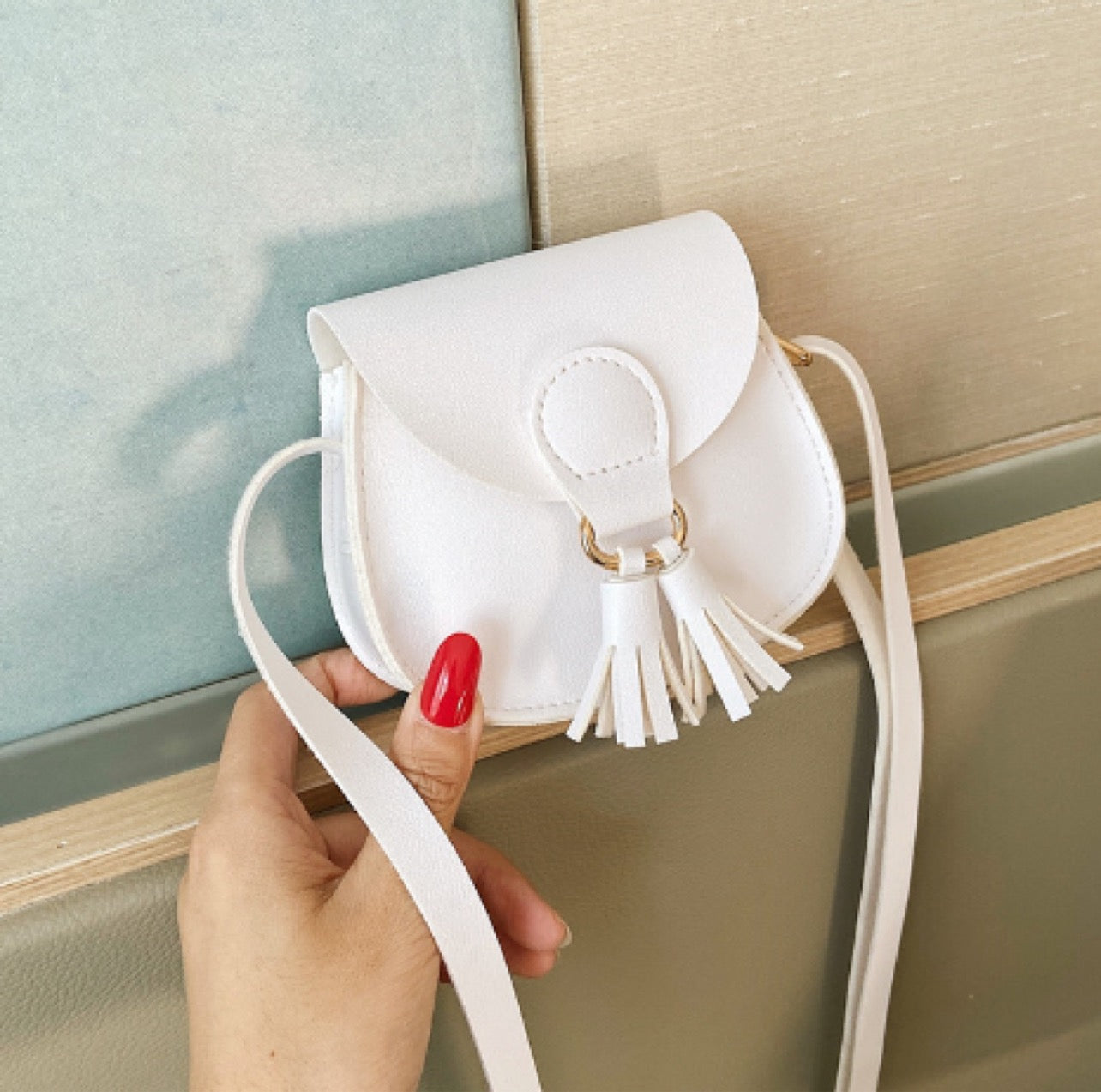 Girls Purse - White