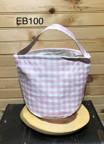 Candy/Gift Basket - Pink Gingham