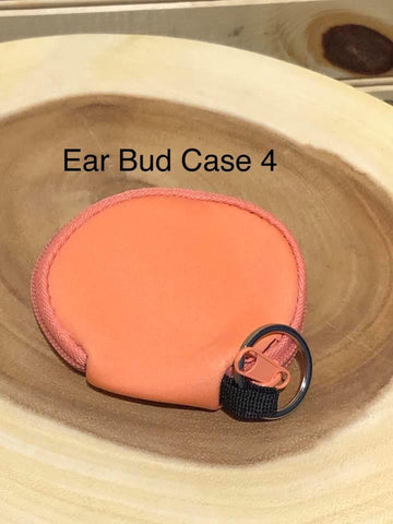 Ear Bud Case - #4 - Coral