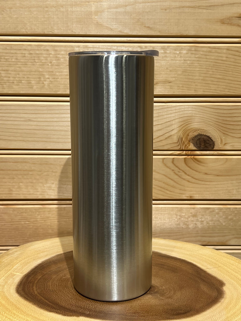 20 oz Straight Stainless Steel Tumbler - NOT SUBLIMATION VINYL ONLY –  Fountain of Blanks