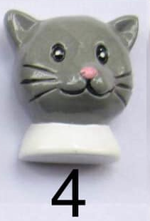 Ornament Pet Add On - #4 - Grey Cat