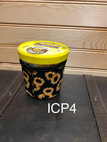 Pint Size Ice Cream Holder - Sunflower