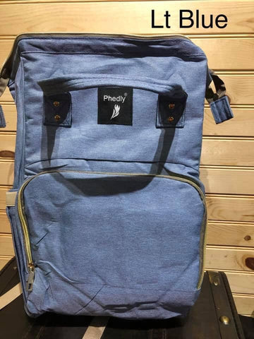 Diaper Backpack - Lt Blue