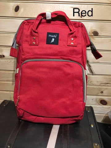 Diaper Backpack - Red