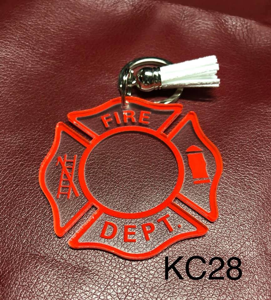 Keyring - Fireman Cross