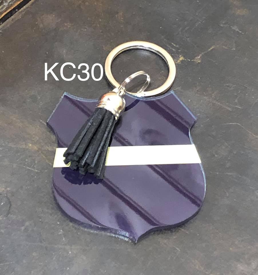 Keyring - Yellow Line