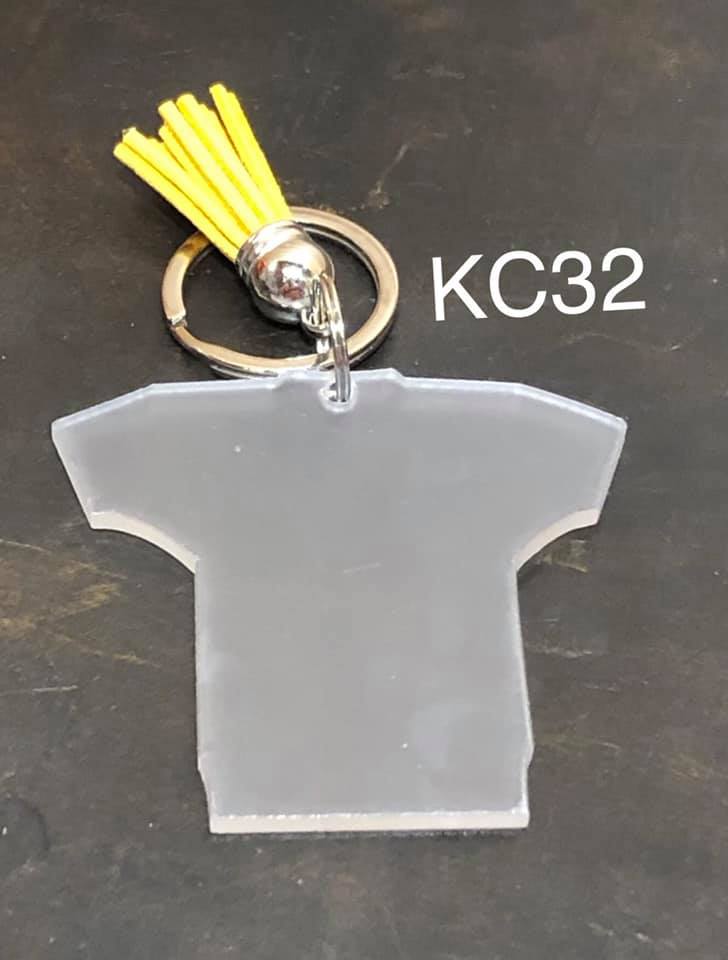 Keyring - Clear Jersey