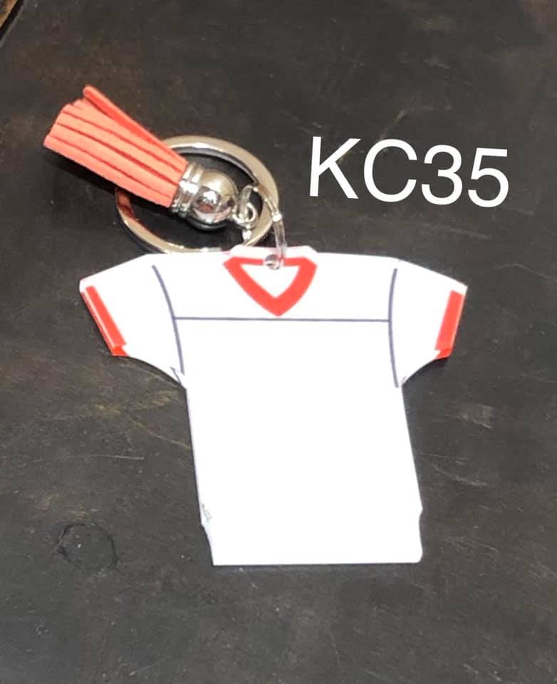 Keyring - Jersey with V Neck