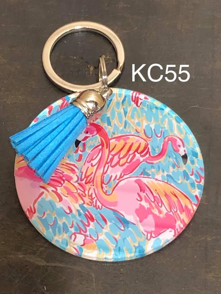 Keyring - Pink Flamingo